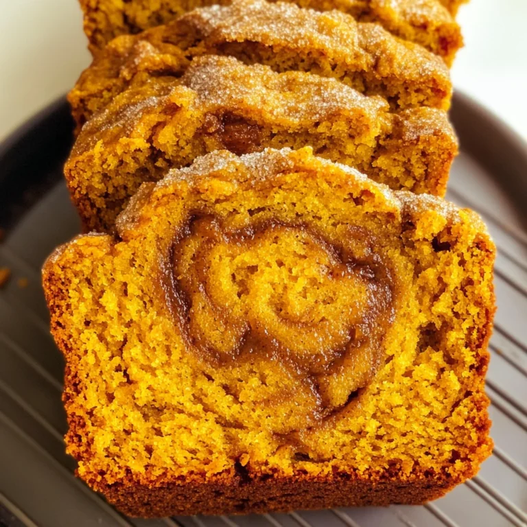 Cinnamon Swirl Pumpkin Bread Mini Loaves
