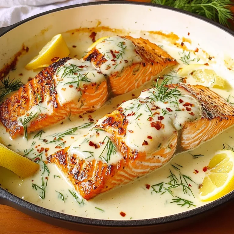 Creamy Lemon Garlic Salmon