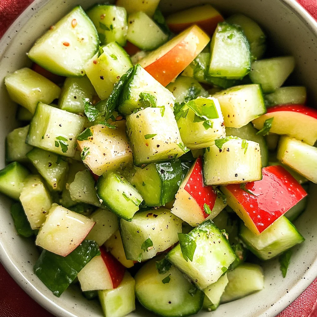 Cucumber Apple Salad
