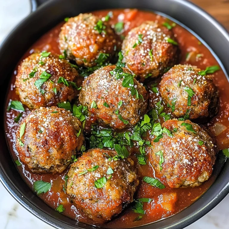 Easy Baked Italian Meatballs