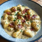Easy Creamy Brie and Bacon Gnocchi Recipe