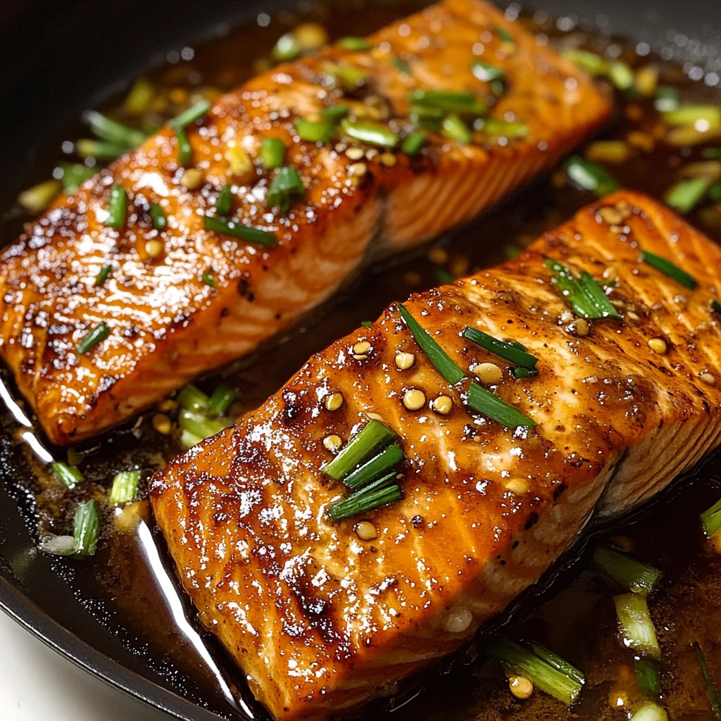 Easy Crispy Honey Garlic Glazed Salmon Recipe