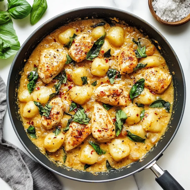 Garlic Chicken Gnocchi Skillet: A 30-Minute Wonder!