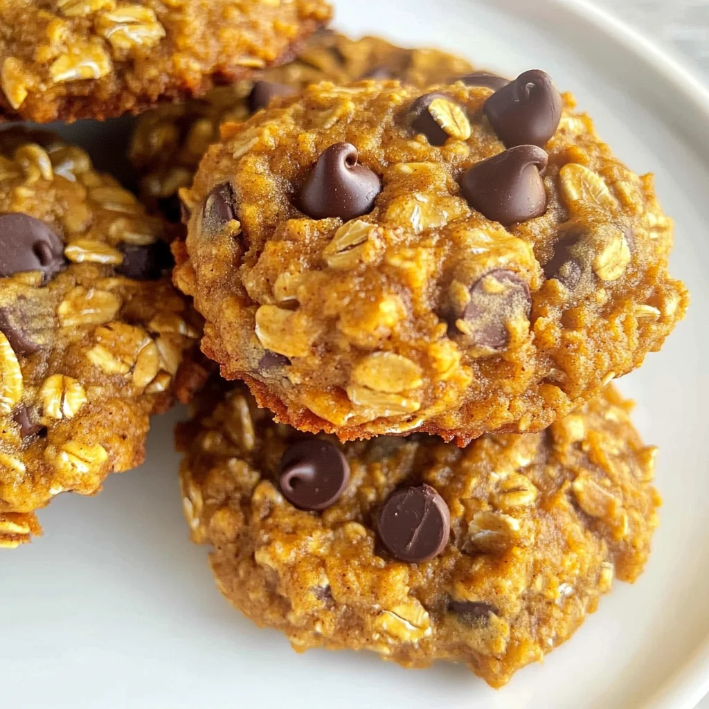 Gluten Free Pumpkin Oatmeal Cookies