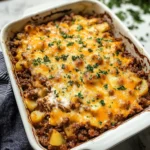Ground Beef and Potatoes Casserole