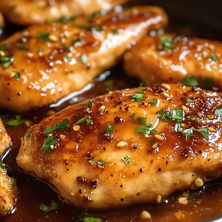 Honey Garlic Chicken Breast