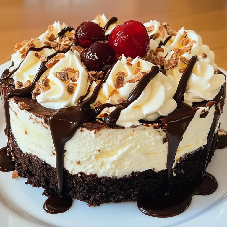 Hot Fudge Sundae Brownie Cheesecake