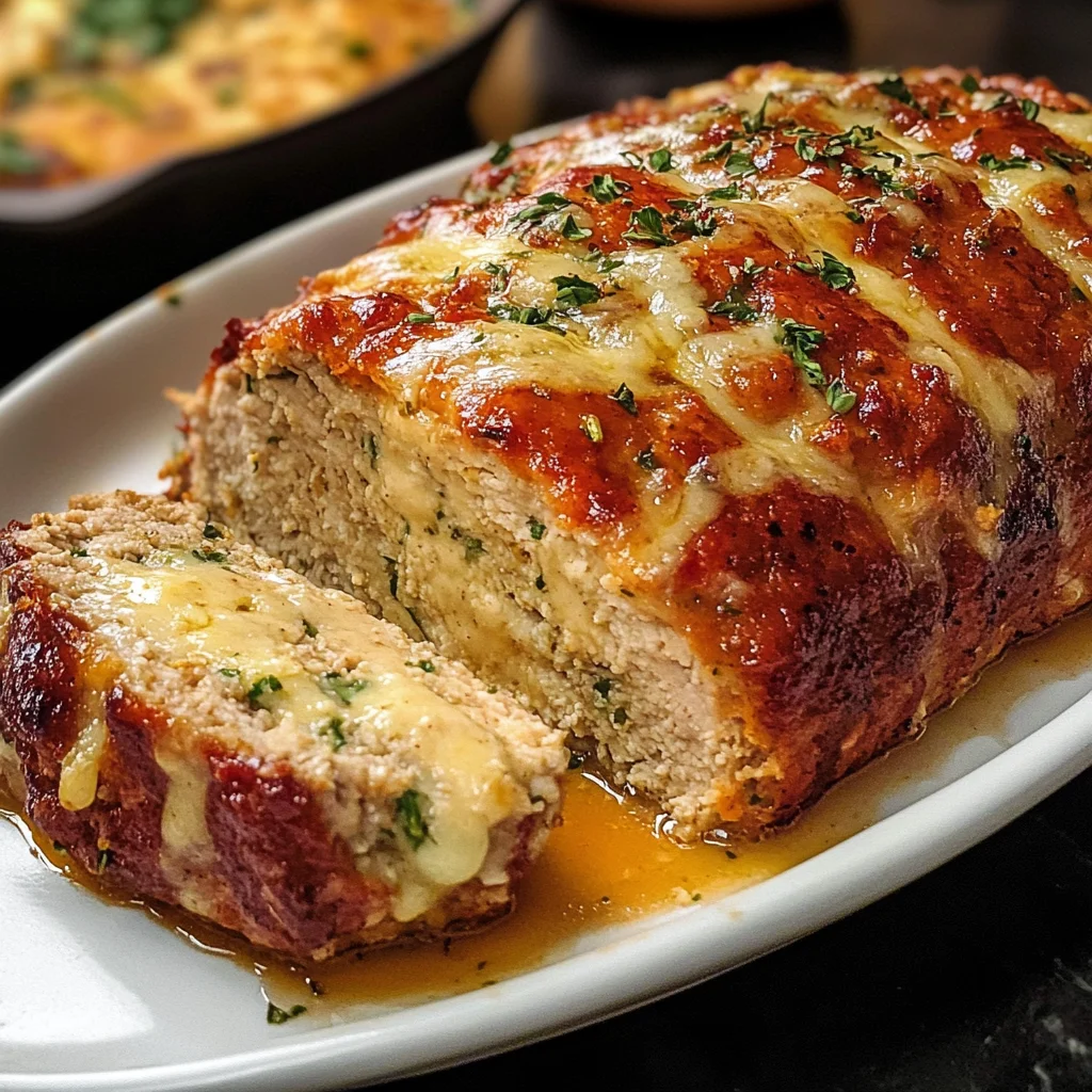 Juicy Garlic Parmesan Chicken Meatloaf: Comfort Food Delight