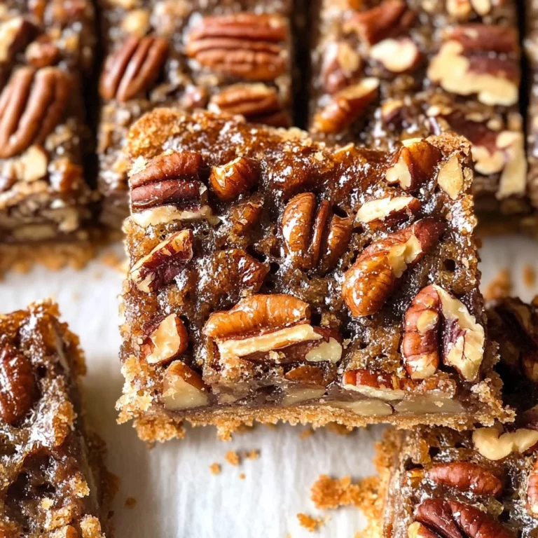 Lazy Girl Pecan Pie Bars