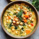 Lemony Greek Chickpea Soup