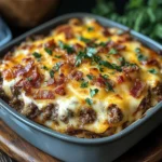 Low-Carb Bacon Cheeseburger Casserole: A Delicious and Easy Recipe for Keto Lovers