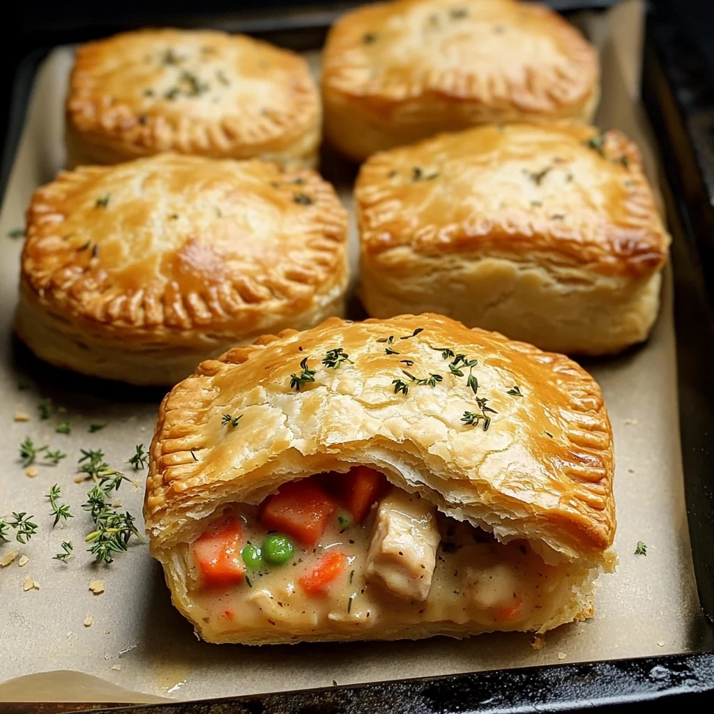 Mini chicken pot pies