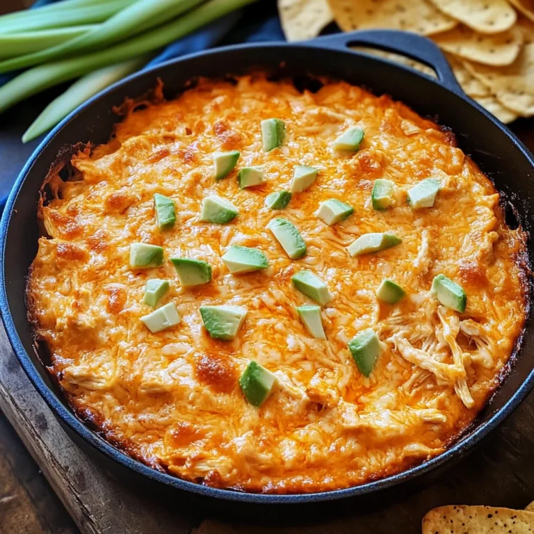 Oven Buffalo Chicken Dip