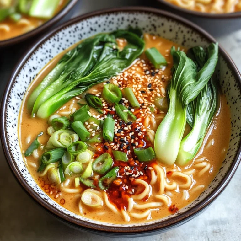 Peanut Butter Miso Ramen