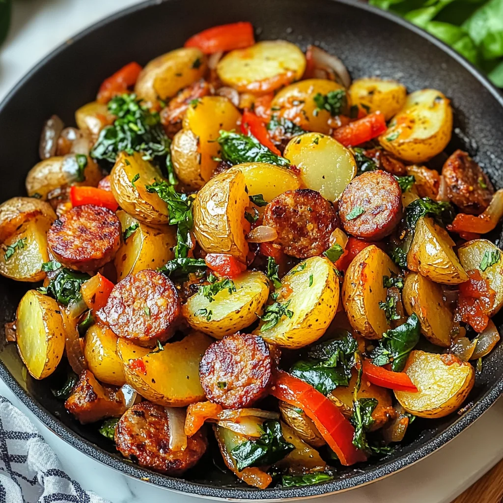 Sausage And Potatoes Skillet