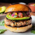 Spicy Southwest Turkey Burgers