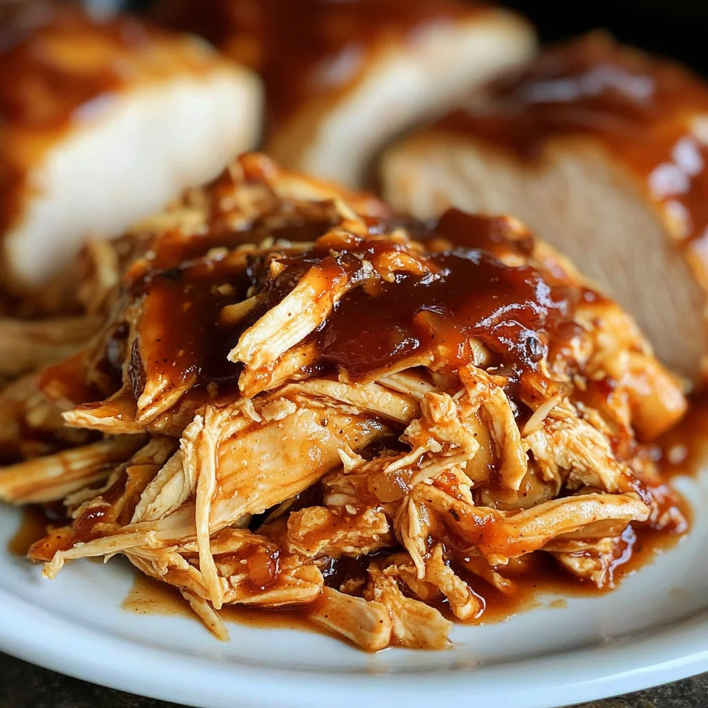 The Best Crockpot BBQ Chicken (Easy Pulled Chicken)