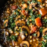 Vegan Lentil Mushroom Stew