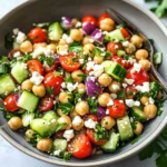 10-Minute Mediterranean Chickpea Salad