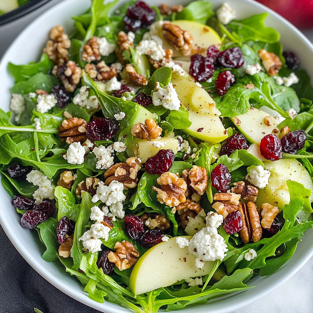 Apple Walnut Cranberry Salad