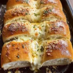 Cheesy Hawaiian Roll Garlic Bread