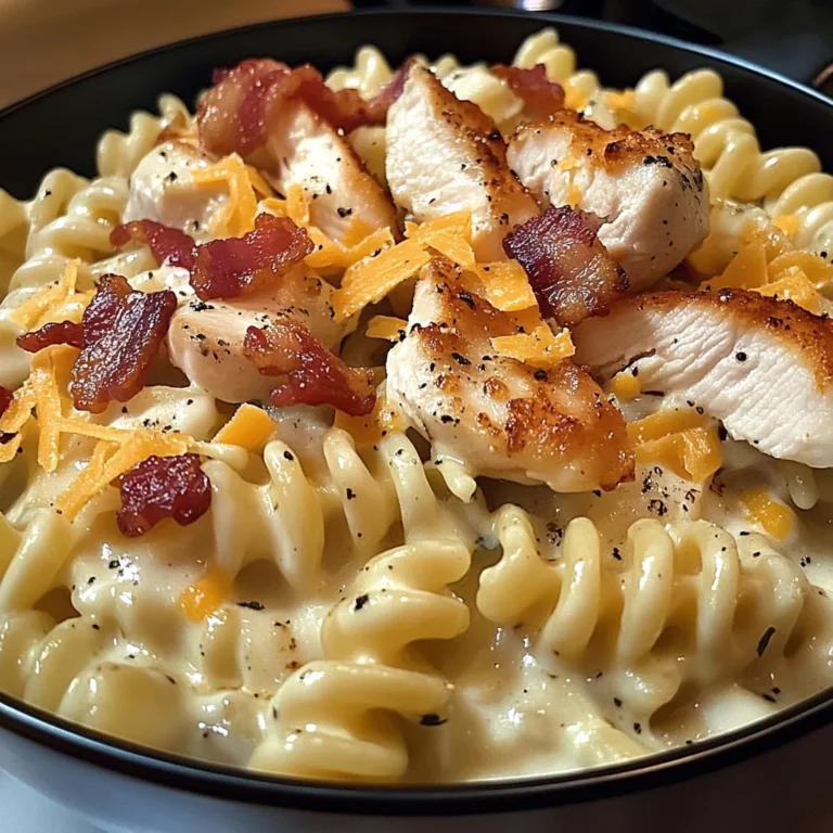 Chicken Bacon Ranch Pasta