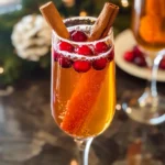 Cinnamon Apple Cranberry Mimosa