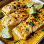 Coconut Curry Baked Cod