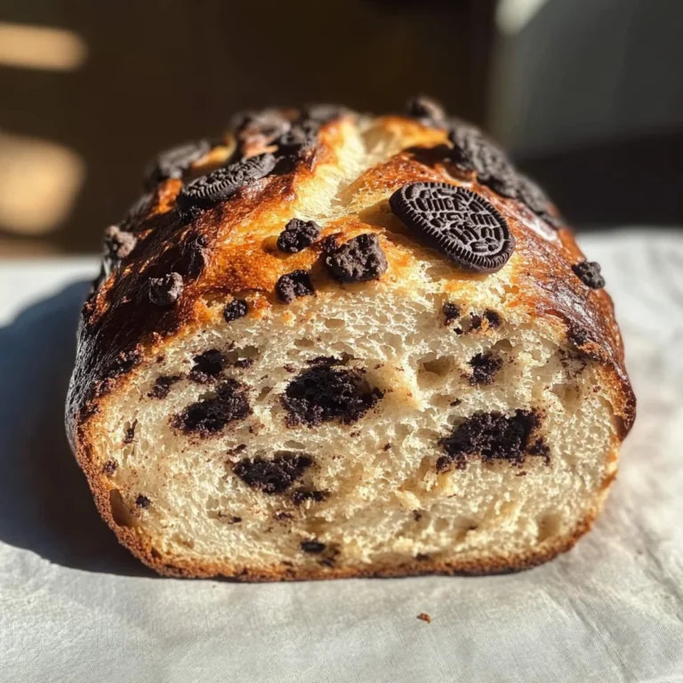 Cookies and Cream Sourdough Bread