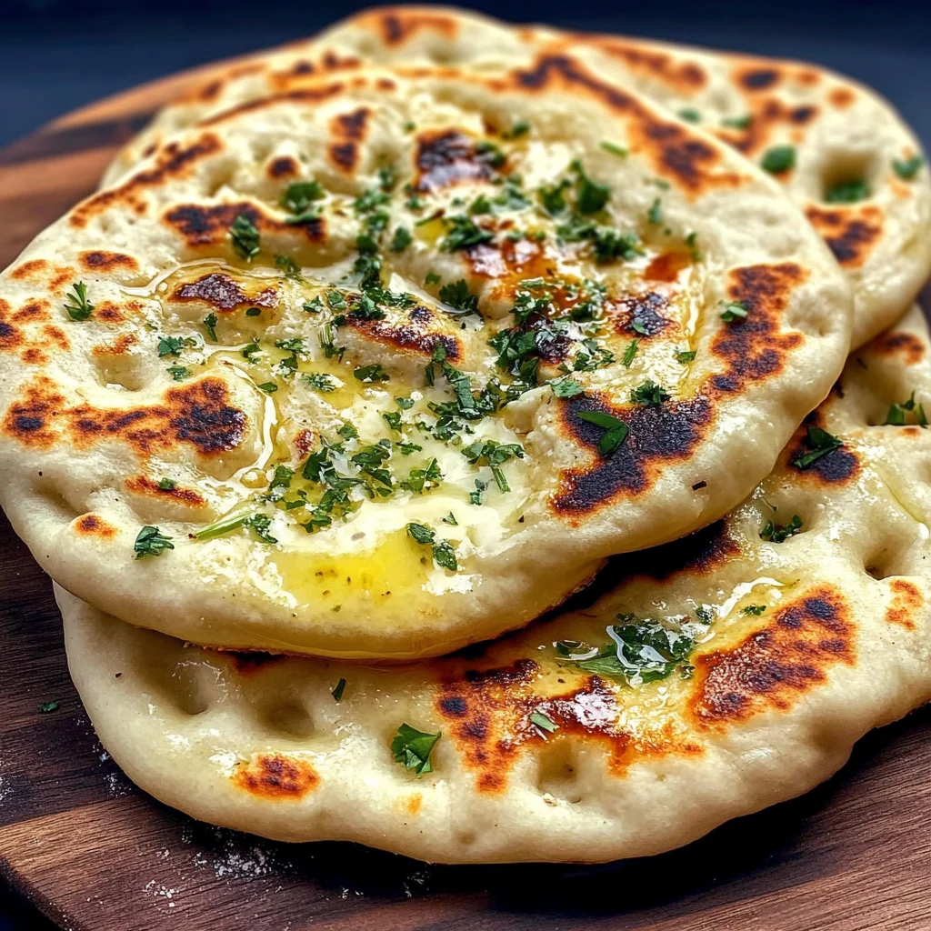 Cottage Cheese Garlic Naan (High Protein, No Yeast!)
