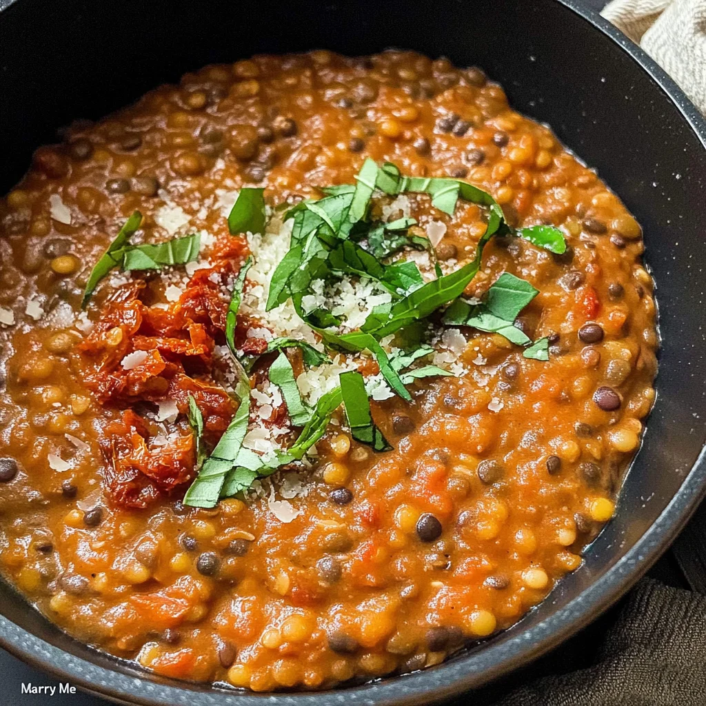 Creamy "Marry Me" Lentils