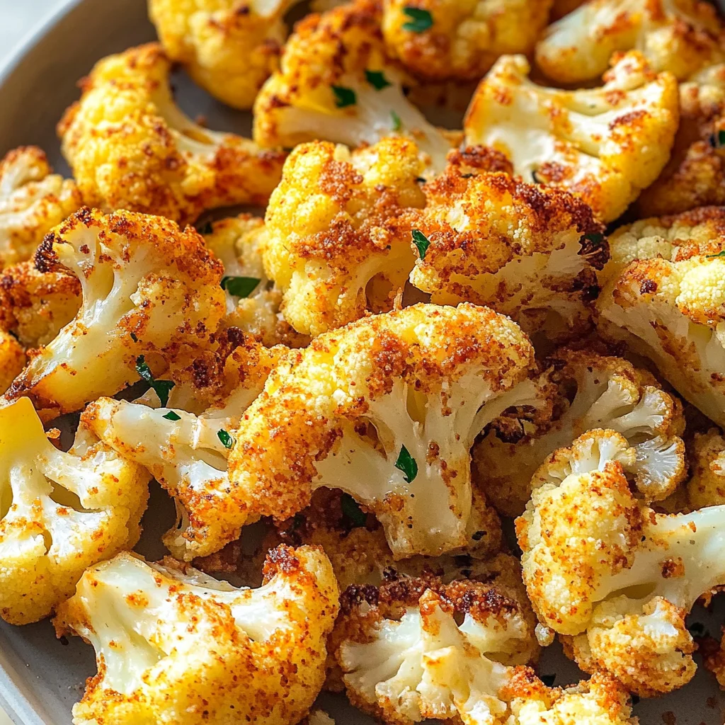Crispy Air Fryer Cauliflower Without Breading