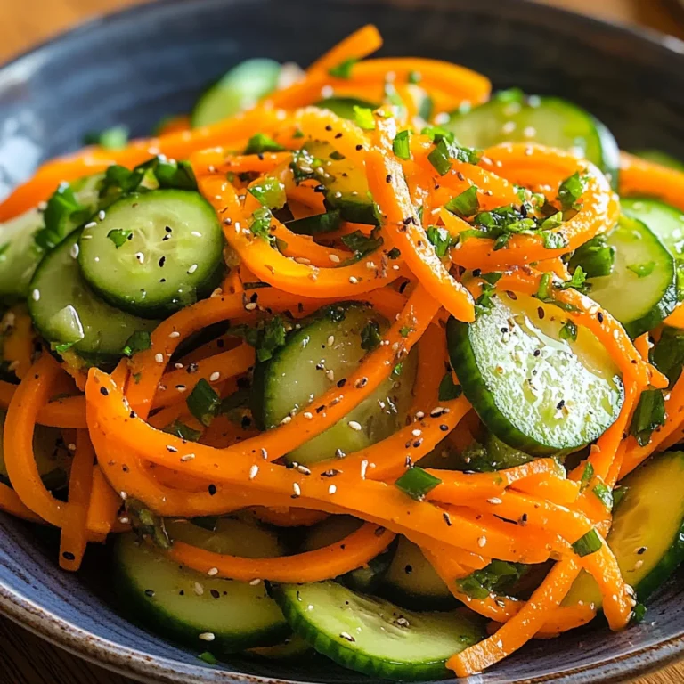 Cucumber Carrot Salad