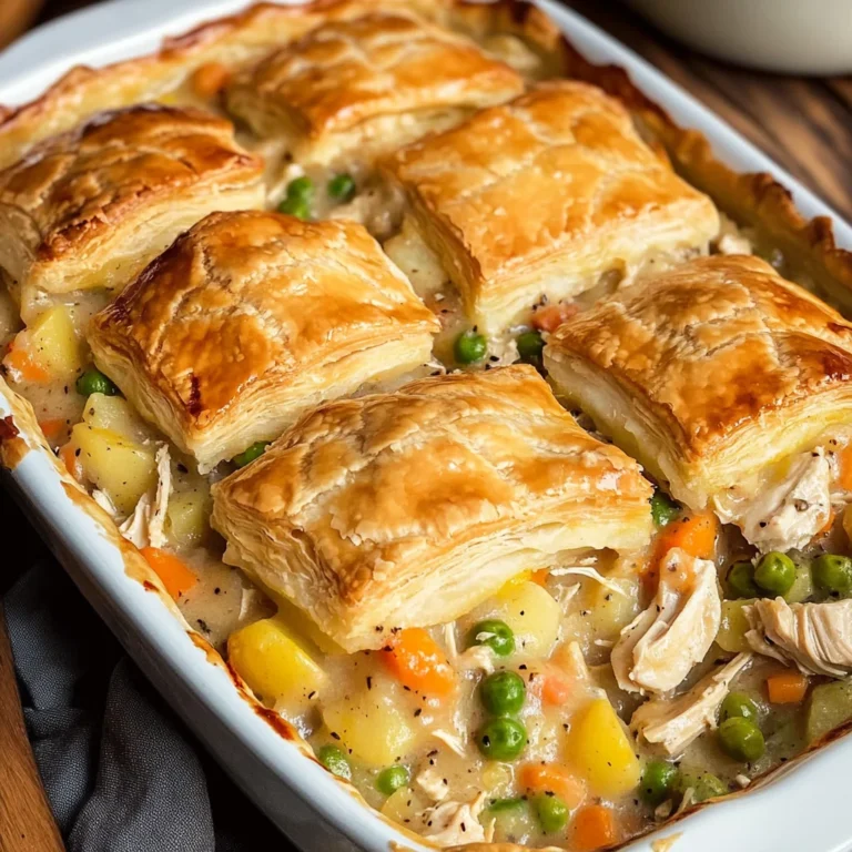 Easy Chicken Pot Pie Casserole