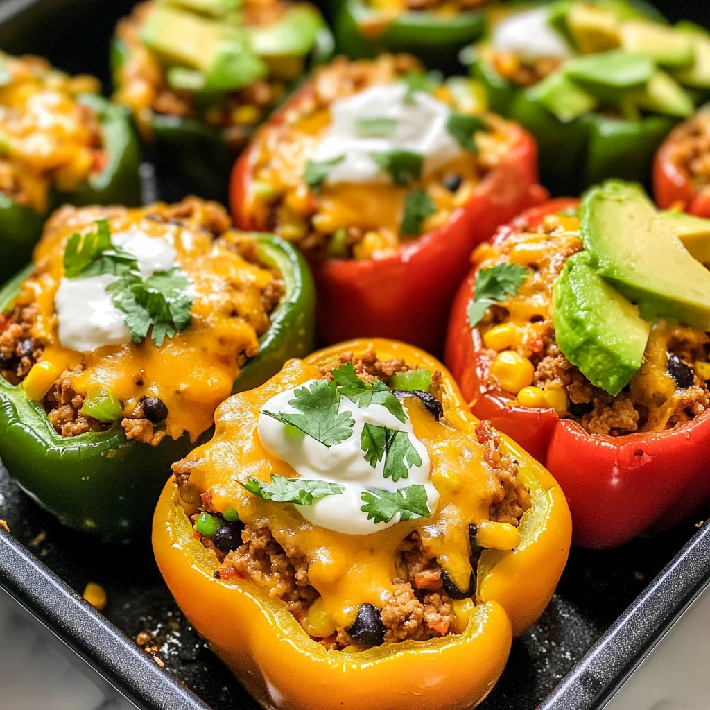 Easy Taco Stuffed Peppers