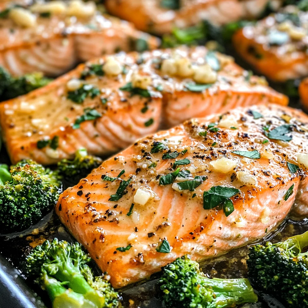 Garlic Butter Baked Salmon Recipe