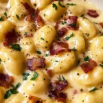 Gnocchi Carbonara with Bacon & Parmesan