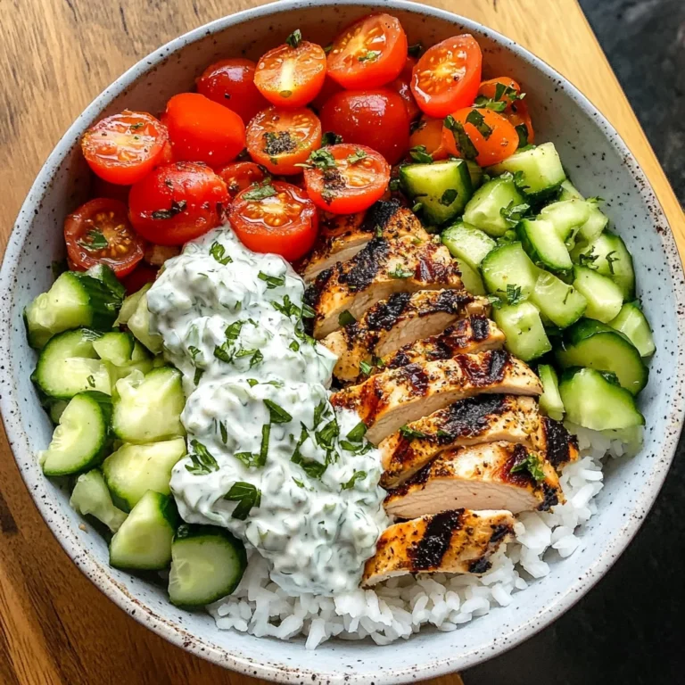 Greek Chicken Bowls
