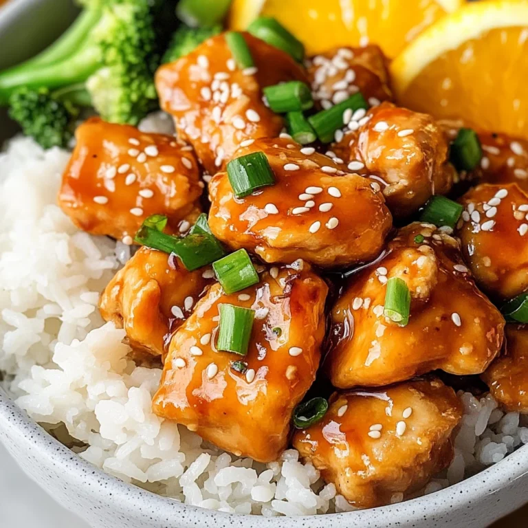 Healthy Orange Chicken
