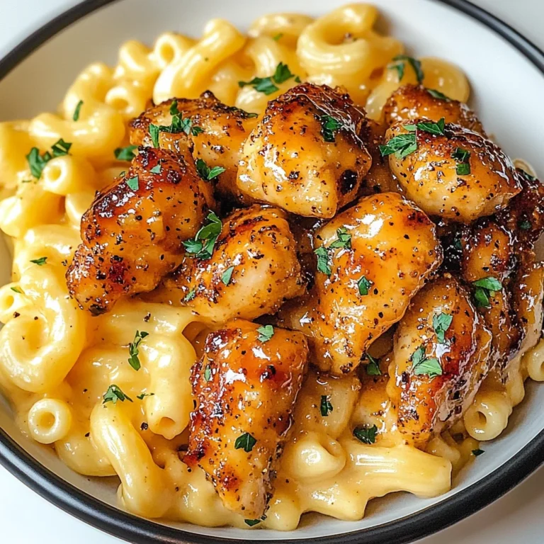Honey Pepper Chicken Mac and Cheese