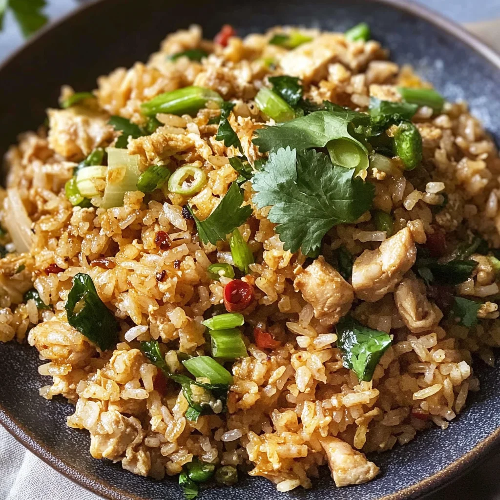Lemongrass Chicken Fried Rice