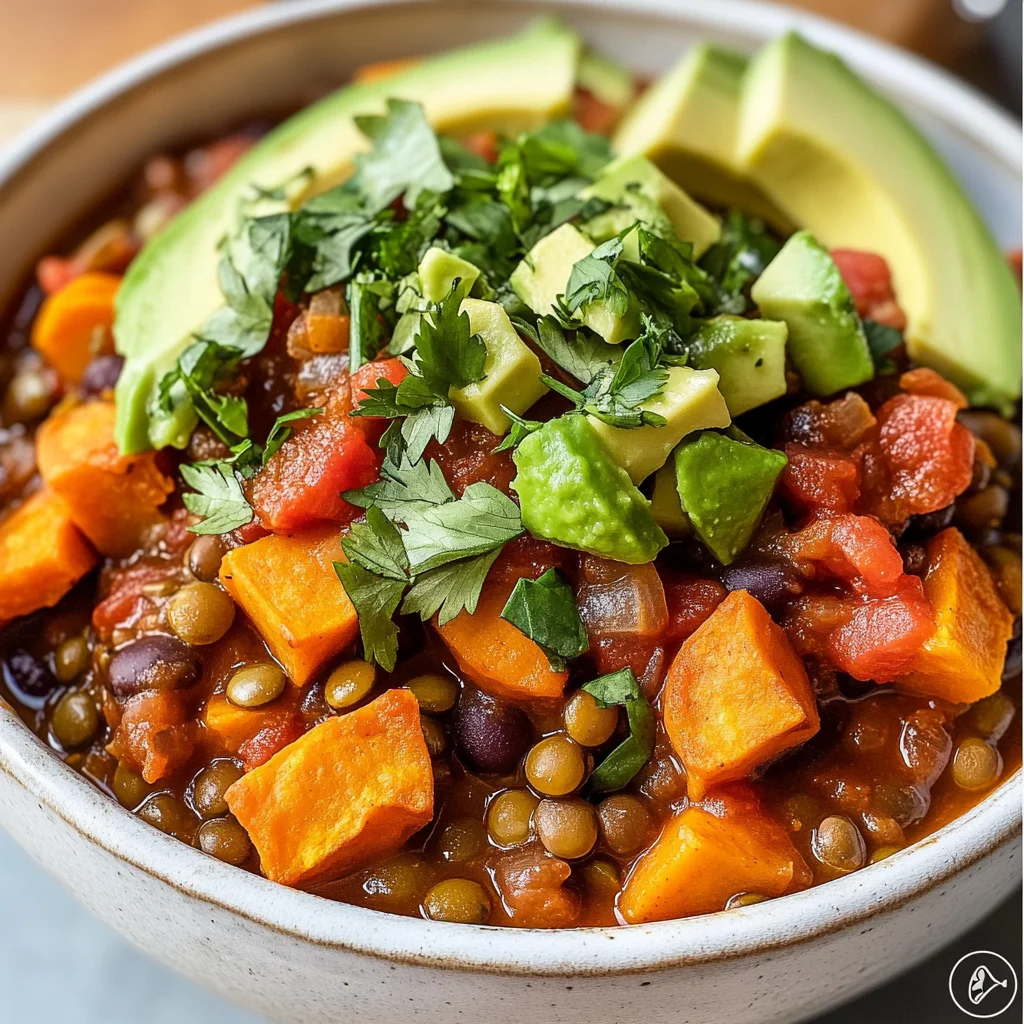 Lentil Sweet Potato Chili