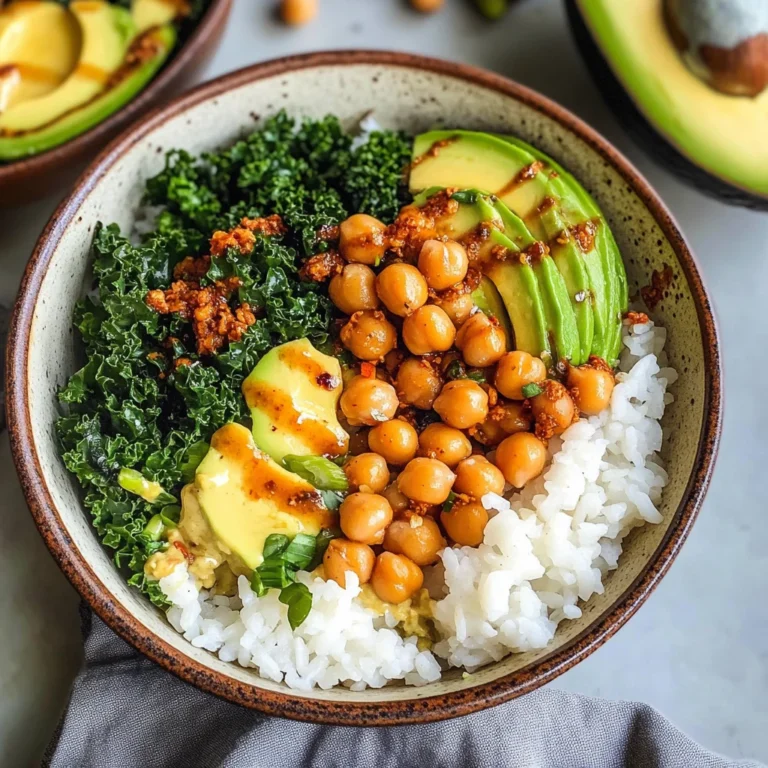 Peanut Chickpea Buddha Bowl