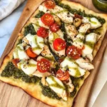 Pesto Chicken Flatbread: A Delicious and Easy Recipe for Dinner