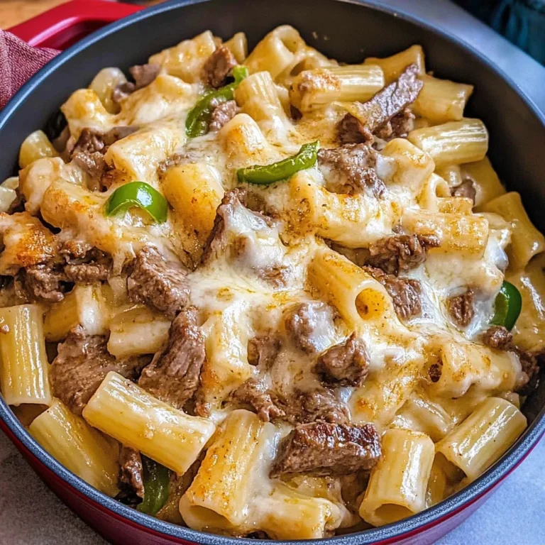 Philly Cheesesteak Pasta