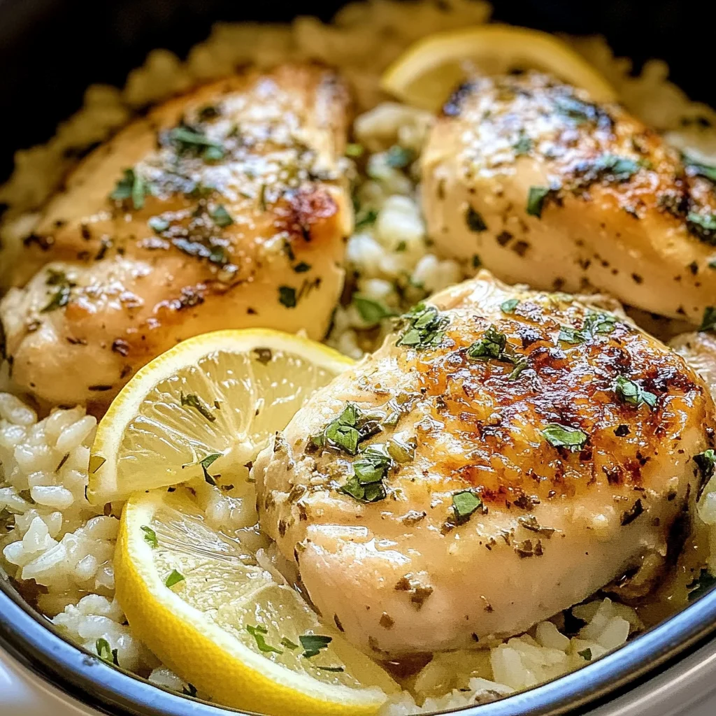 Slow Cooker Lemon Herb Chicken and Rice: An Incredible Ultimate Recipe