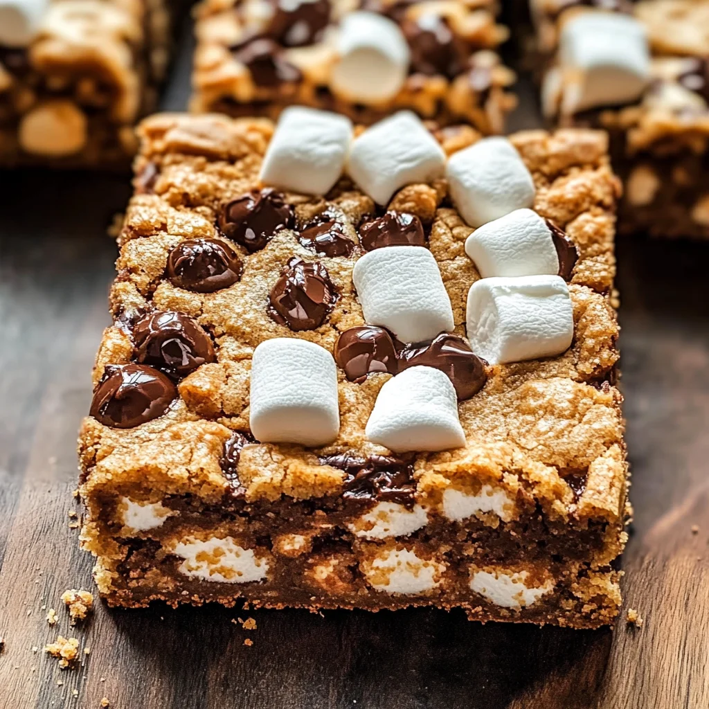 S’mores Cookie Bars