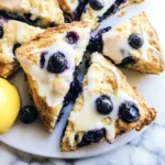 Sourdough Discard Blueberry Lemon Scones