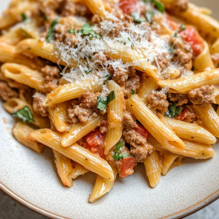 Spicy Italian Sausage Pasta