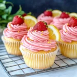 Strawberry Lemonade Cupcakes